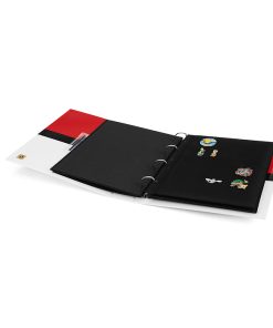 Alternative view of Sheets for pin binder, black velvet. Pack of 4 sheets.