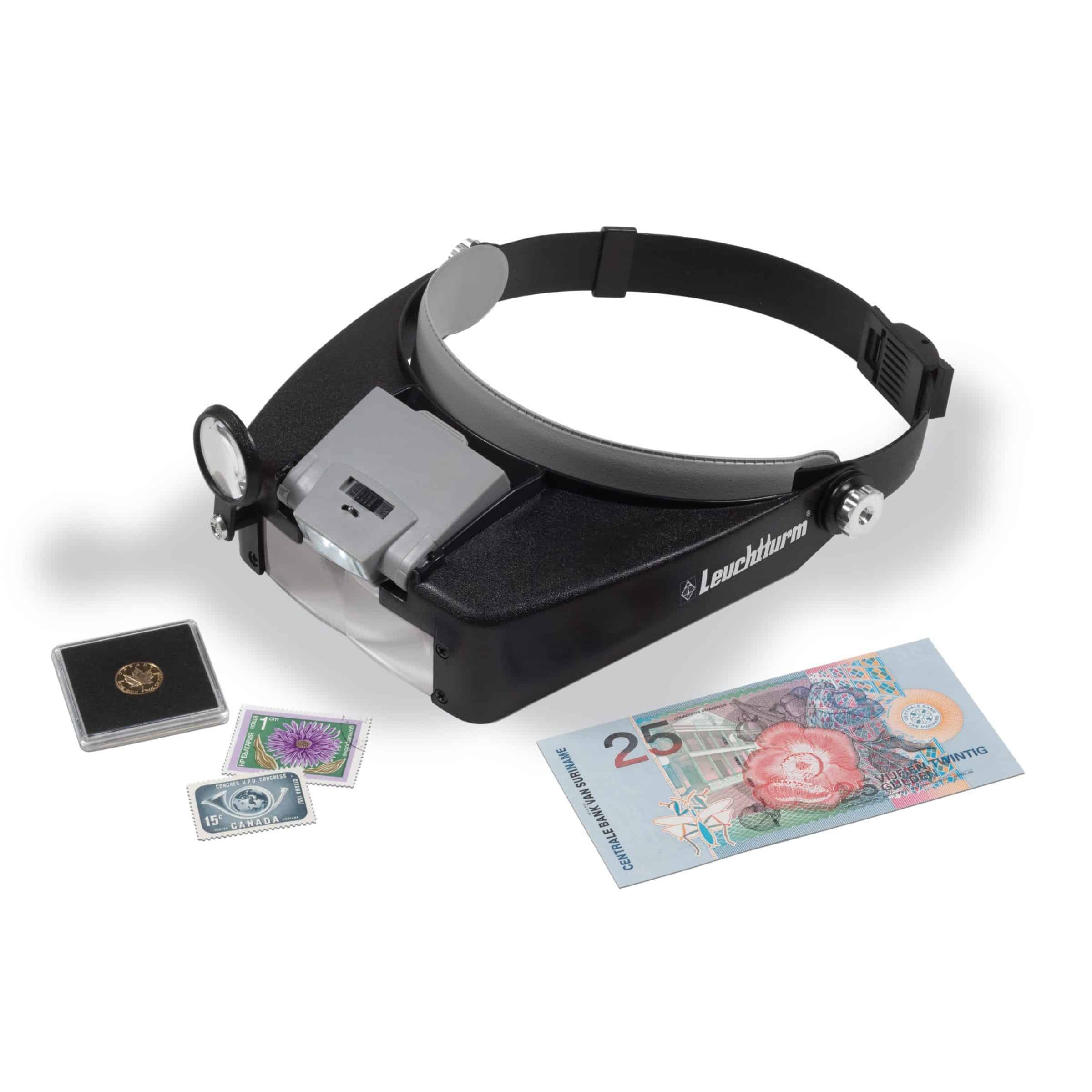 Led Headband Magnifier Fokus With 1 5x Up To 8x Magnification Renniks