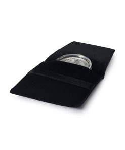 MT Premium Coin Pocket for one coin with or without capsule up to 50mm, black