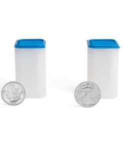 SQUBE coin tube for 20 coins with diameters of 38 - 39mm, stackable