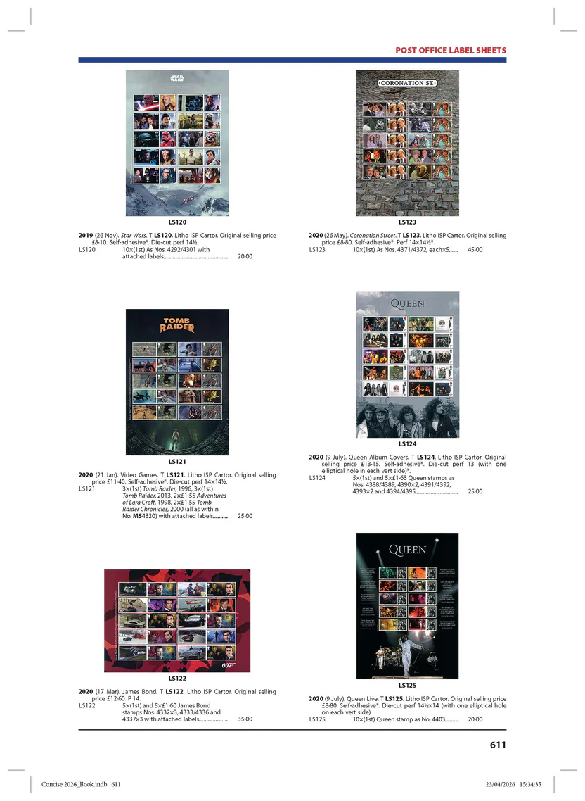Stanley Gibbons Great Britain Concise Stamp 2026 Catalogue - Image 5